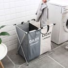 Ba thùng đựng đồ giặt có thể thu gọn có thể phân loại được với vải Oxford Bền bỉ thân thiện với môi trường