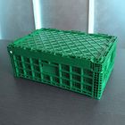 Thùng nhựa lưu trữ màu xanh lá cây 600x400x220cm cho rau quả