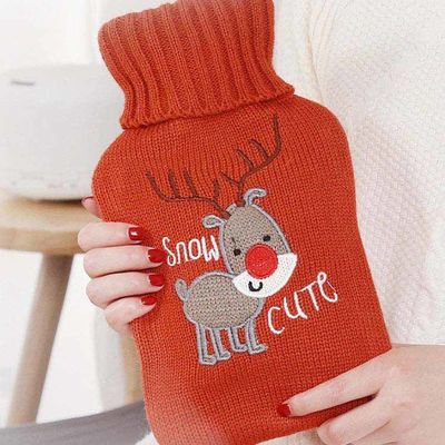 Chất lượng Biểu trưng tùy chỉnh di động Bình nước nóng cao su 1000ml Máy làm ấm chân và tay nhà máy