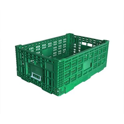 Chất lượng Thùng nhựa đựng trái cây có thể thu gọn di động với tay cầm lỗ nhà máy